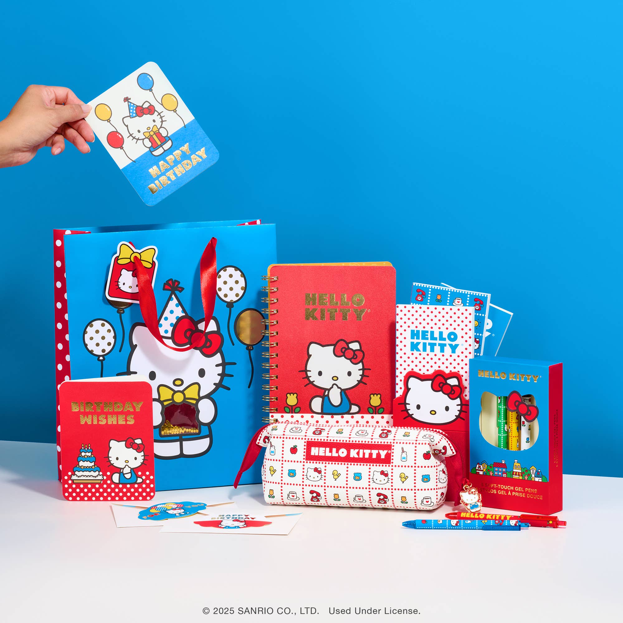 Retro Hello Kitty Soft-Touch Gel Pen Set 7