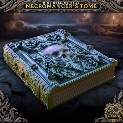 Necromancer Storage Tome for TTRPG, MTG, Pokemon, D&D Gaming