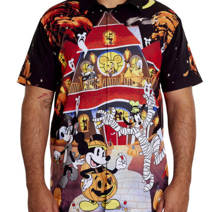 Mickey & Friends Haunted House Camp Shirt