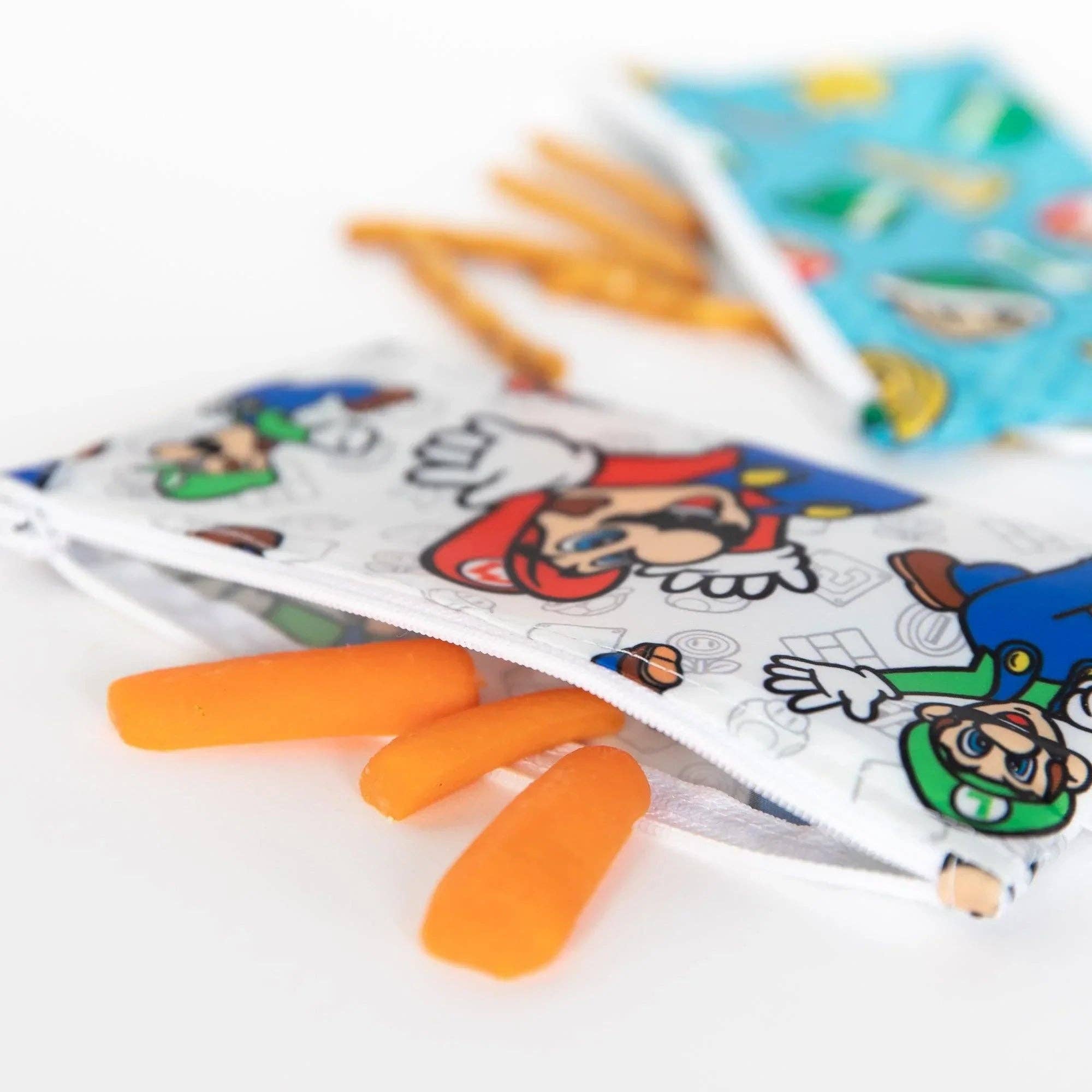Reusable Snack Bag, Small 2-Pack: Super Mario™ 4