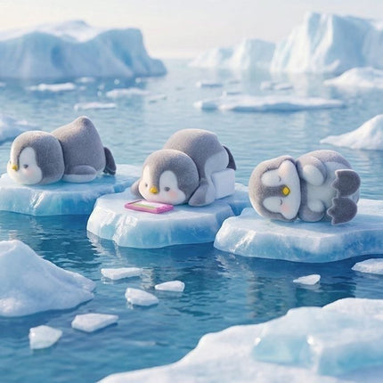 Penguin Apu – Glacier Daily Life Series Flocked Beans Blind Box