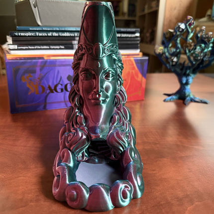 Moon Maiden Dice Tower & Storage | TTRPG, D&D, TCG, CoC