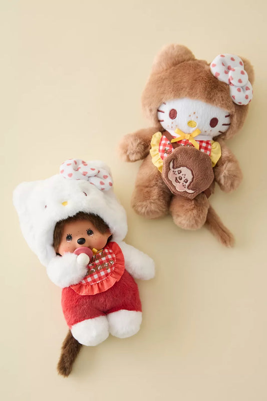 Sanrio Hello Kitty X Monchhichi Plushie