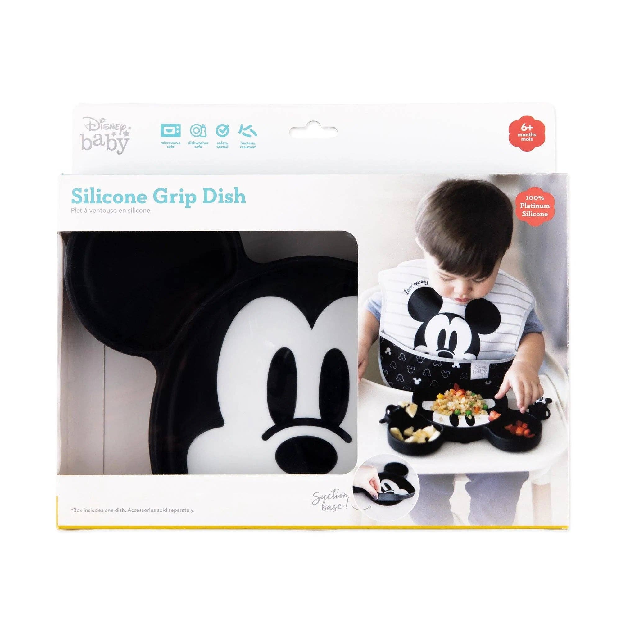 Silicone Grip Dish: Mickey Mouse 18