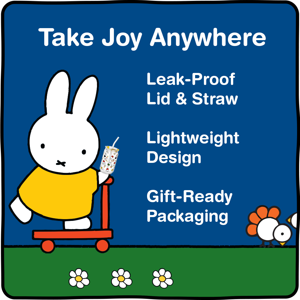 Miffy Iconic Drinking Glasses - 16 oz 6