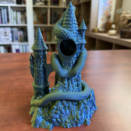 Serpentine Dice Tower | TTRPG, D&D, Pathfinder, CoC