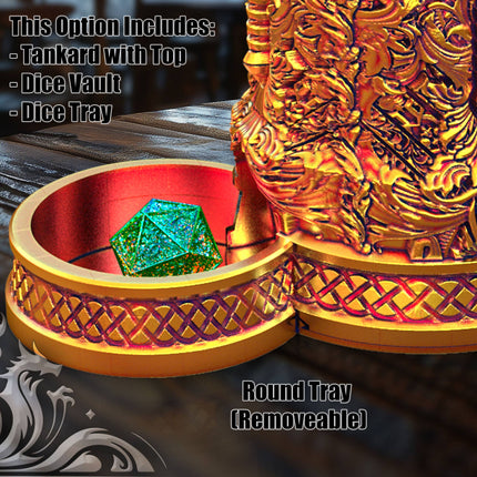 Barbarian 12oz Dice Tower Tankard | TTRPG, D&D, Daggerheart