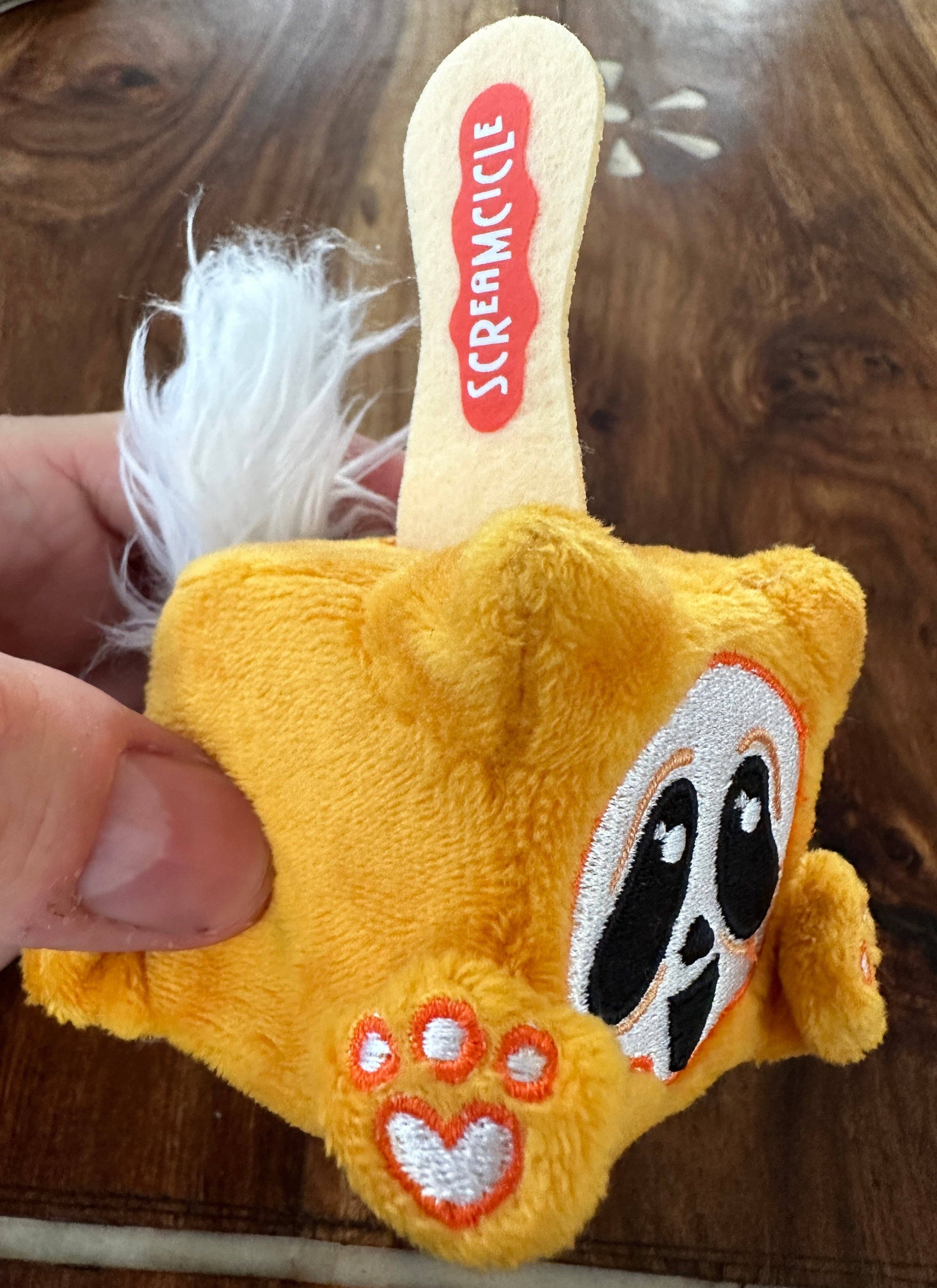 Screamcicle smol size Scream parody plushie 4