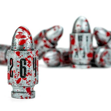 Resin Bullet Poly Dice Set: Vampire Hunter