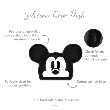 Silicone Grip Dish: Mickey Mouse