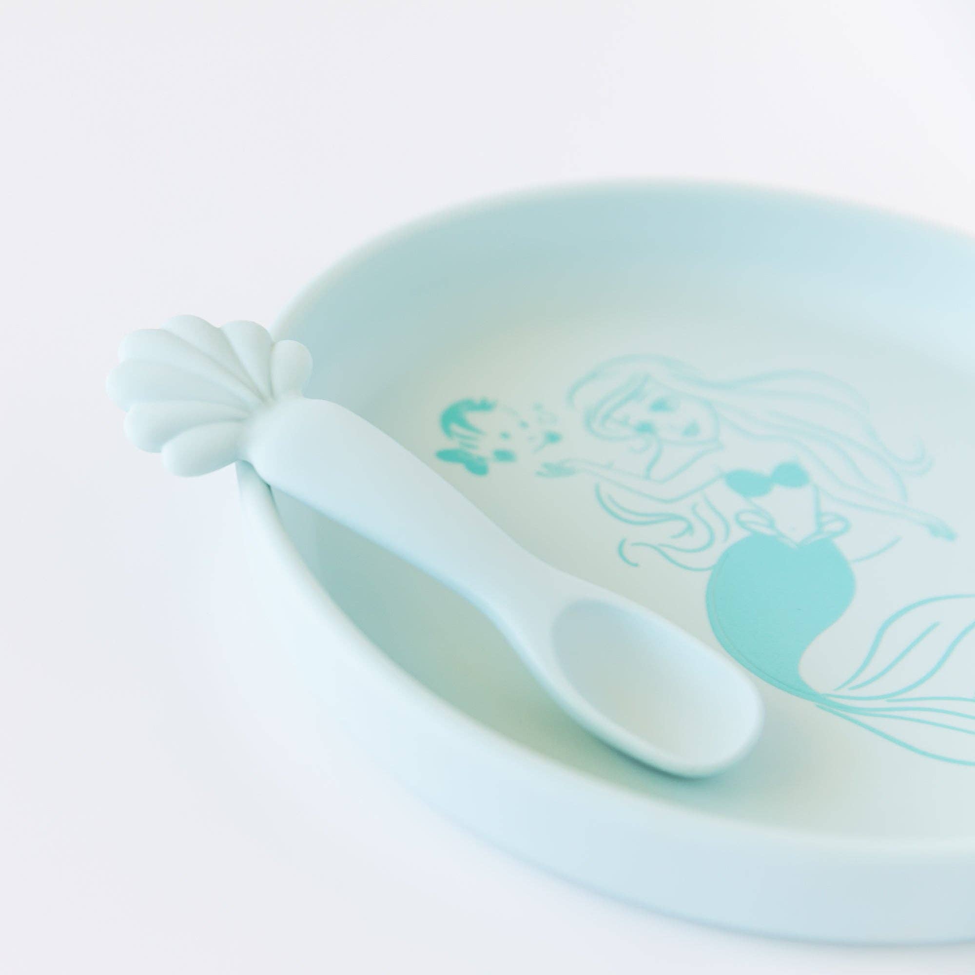 Silicone Plate + Spoon Set: Disney Princess Ariel 3