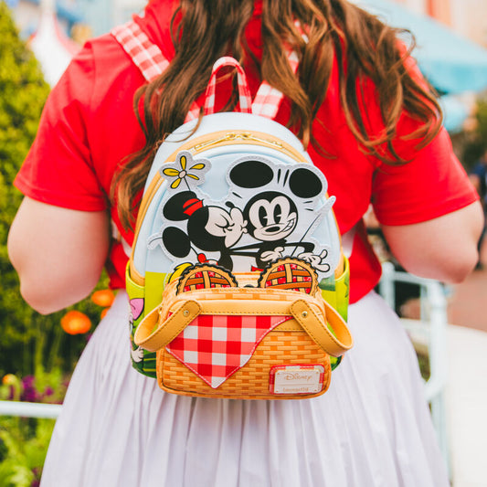 Mickey & Friends Picnic Basket Mini Backpack with Coin Bag