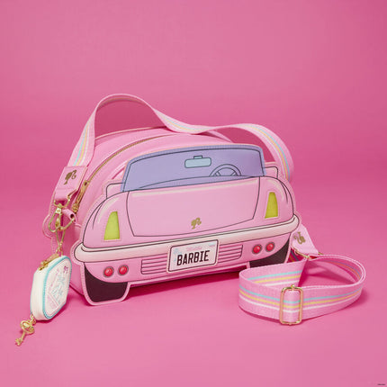 Barbie Corvette Car Light-Up Crossbody Bag with Coin Bag