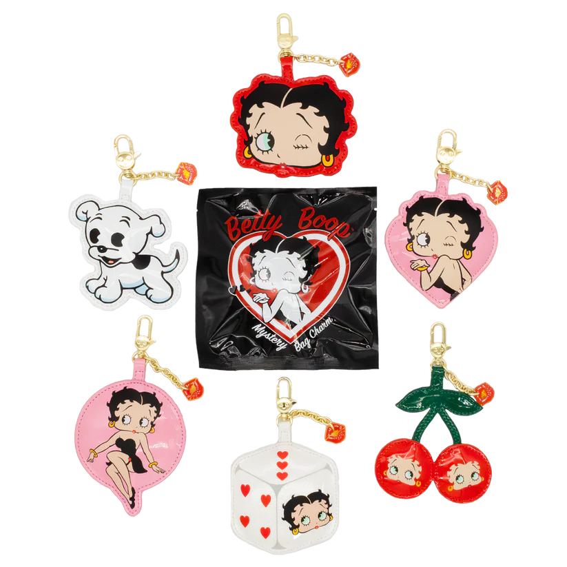 Betty Boop Mystery Bag Icons Padded Vinyl Bag Charms