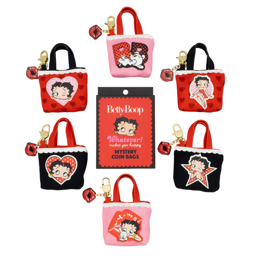 Betty Boop Mystery Box Mini Tote Bag Charms – WORLD 1-1 GAMES Betty Boop Mystery Box Mini Tote Bag Charms – WORLD 1-1 GAMES