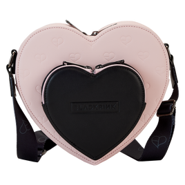 BLACKPINK All-Over Print Heart Shaped Crossbody Bag