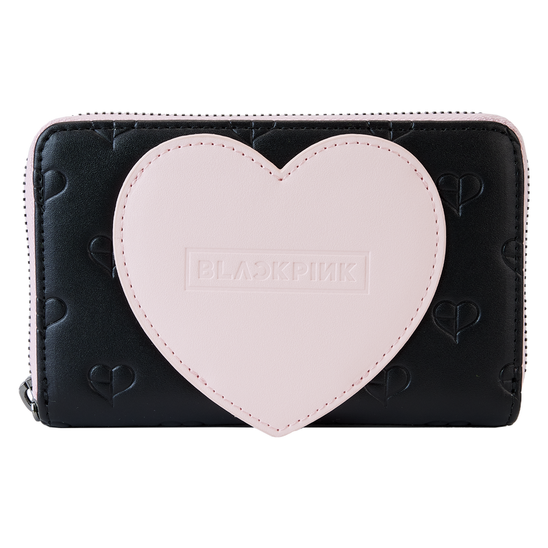 BLACKPINK All-Over Print Heart Zip Around Wallet