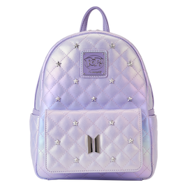 Funko Pop! By Loungefly BTS Logo Iridescent Purple Mini Backpack