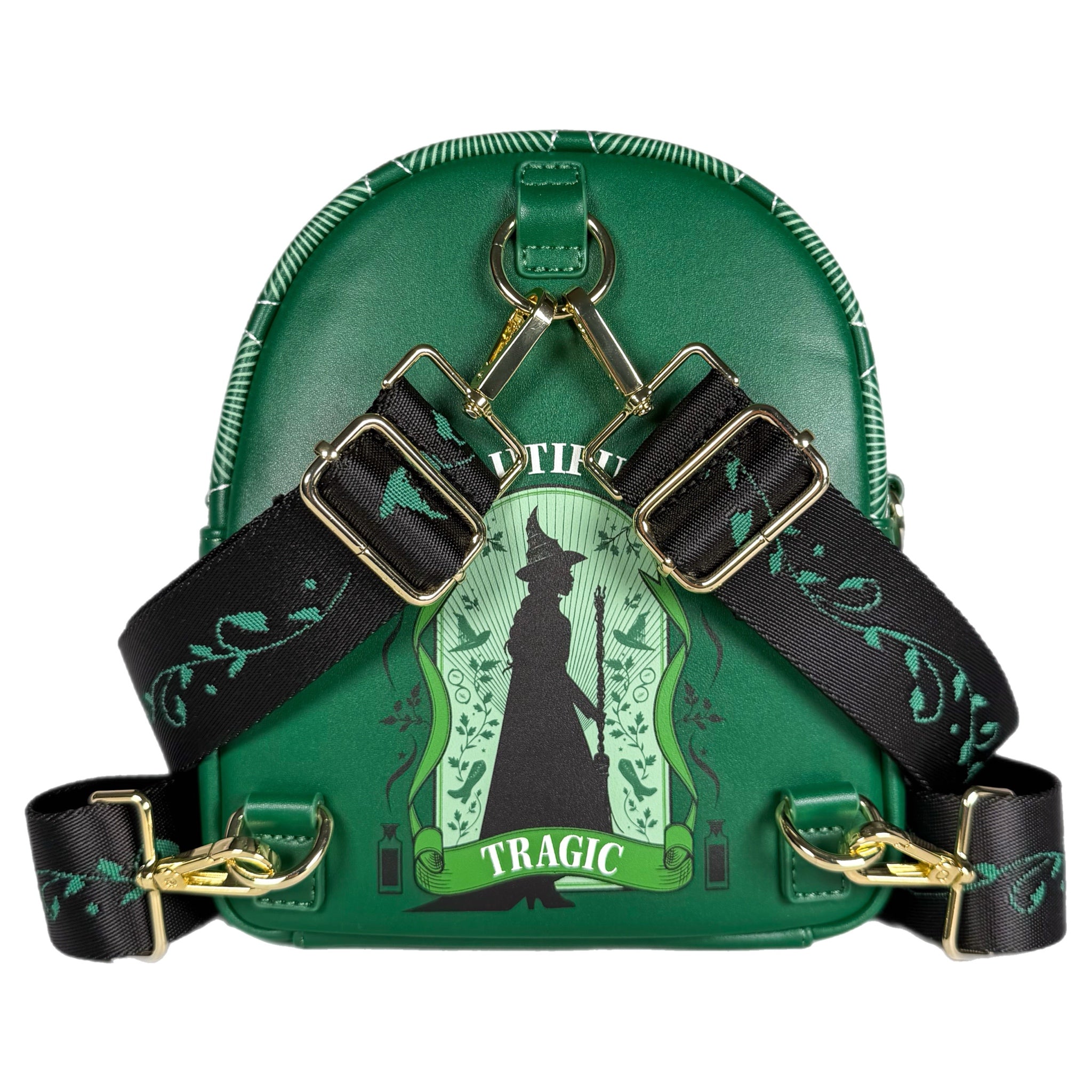 Wicked Elphaba Convertible Exclusive Loungefly Mini Backpack 6
