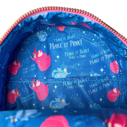 Make it Pink Make it Blue Sleeping Beauty Convertible Exclusive Loungefly Mini Backpack