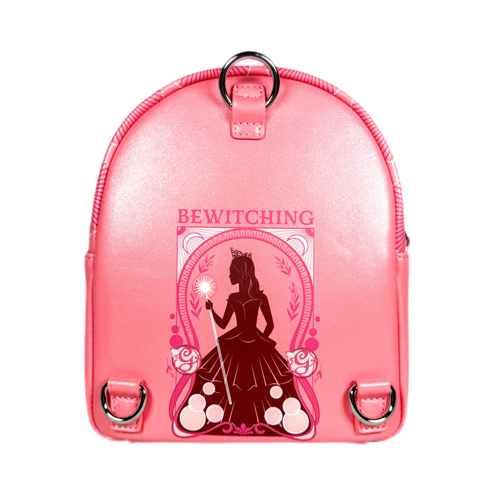 Wicked Glinda Convertible Exclusive Loungefly Mini Backpack 7