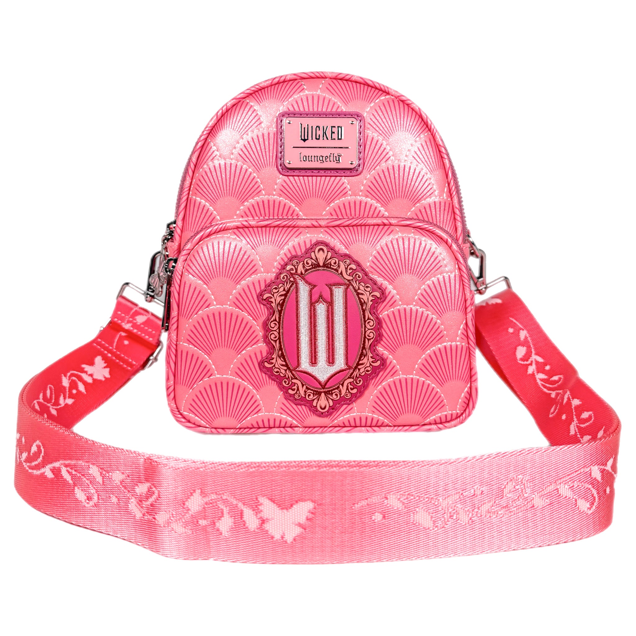 Wicked Glinda Convertible Exclusive Loungefly Mini Backpack 9