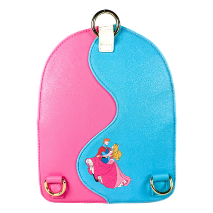 Make it Pink Make it Blue Sleeping Beauty Convertible Exclusive Loungefly Mini Backpack