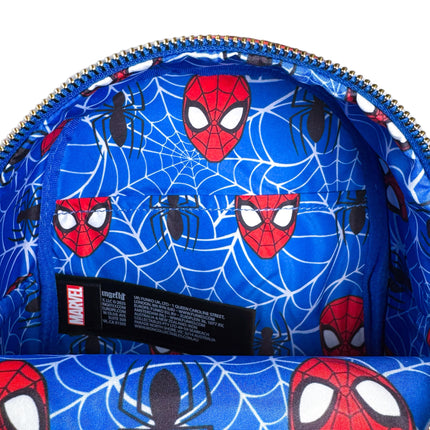 Spider-Man Convertible Corduroy Exclusive Loungefly Mini Backpack