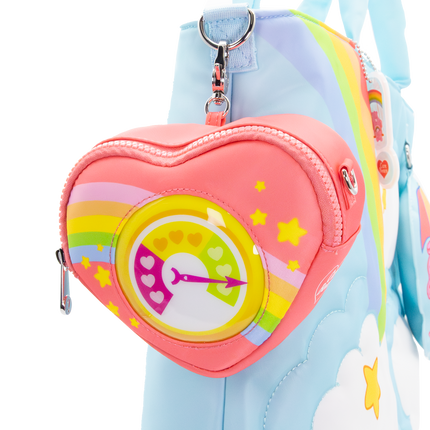 Care Bears Care-O-Meter Mini Padded Nylon Crossbody Bag