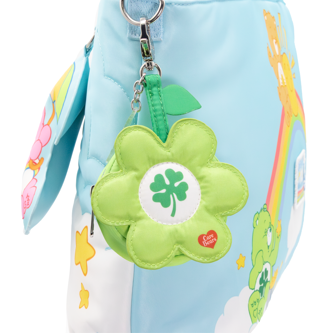 Care Bears Mystery Box Padded Nylon Flower Coin Bag Charms