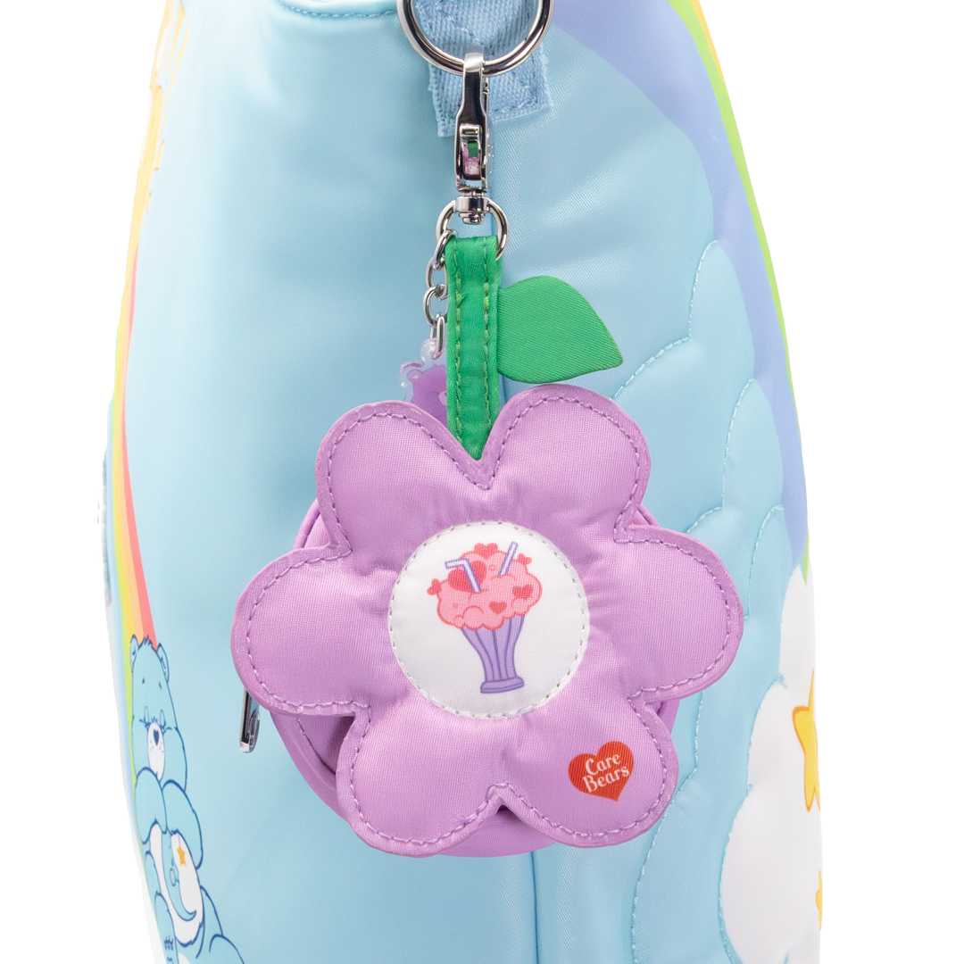 Care Bears Mystery Box Padded Nylon Flower Coin Bag Charms 3