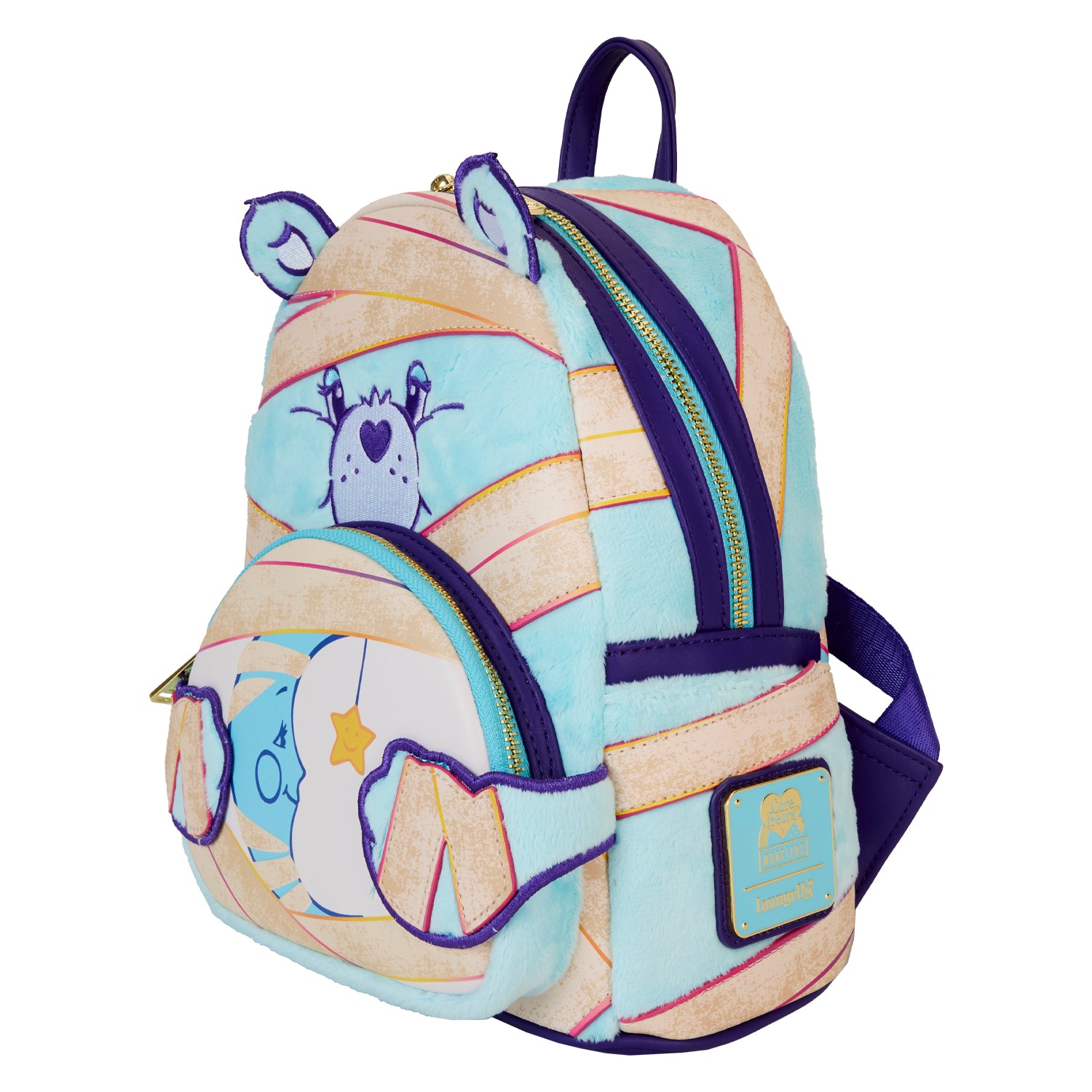 LF CAREBEARS X UNIVERSAL MONSTERS BEDTIME BEAR MUMMY MINI BACKPACK 3