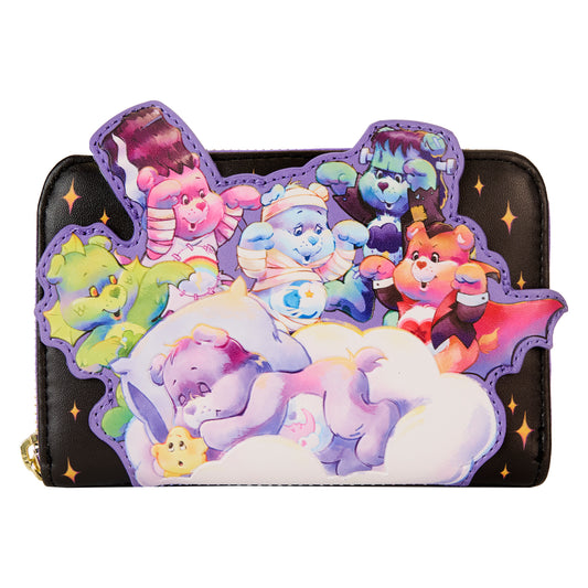 LF CAREBEARS X UNIVERSAL MONSTERS SCARY DREAMS ZIP AROUND WALLET