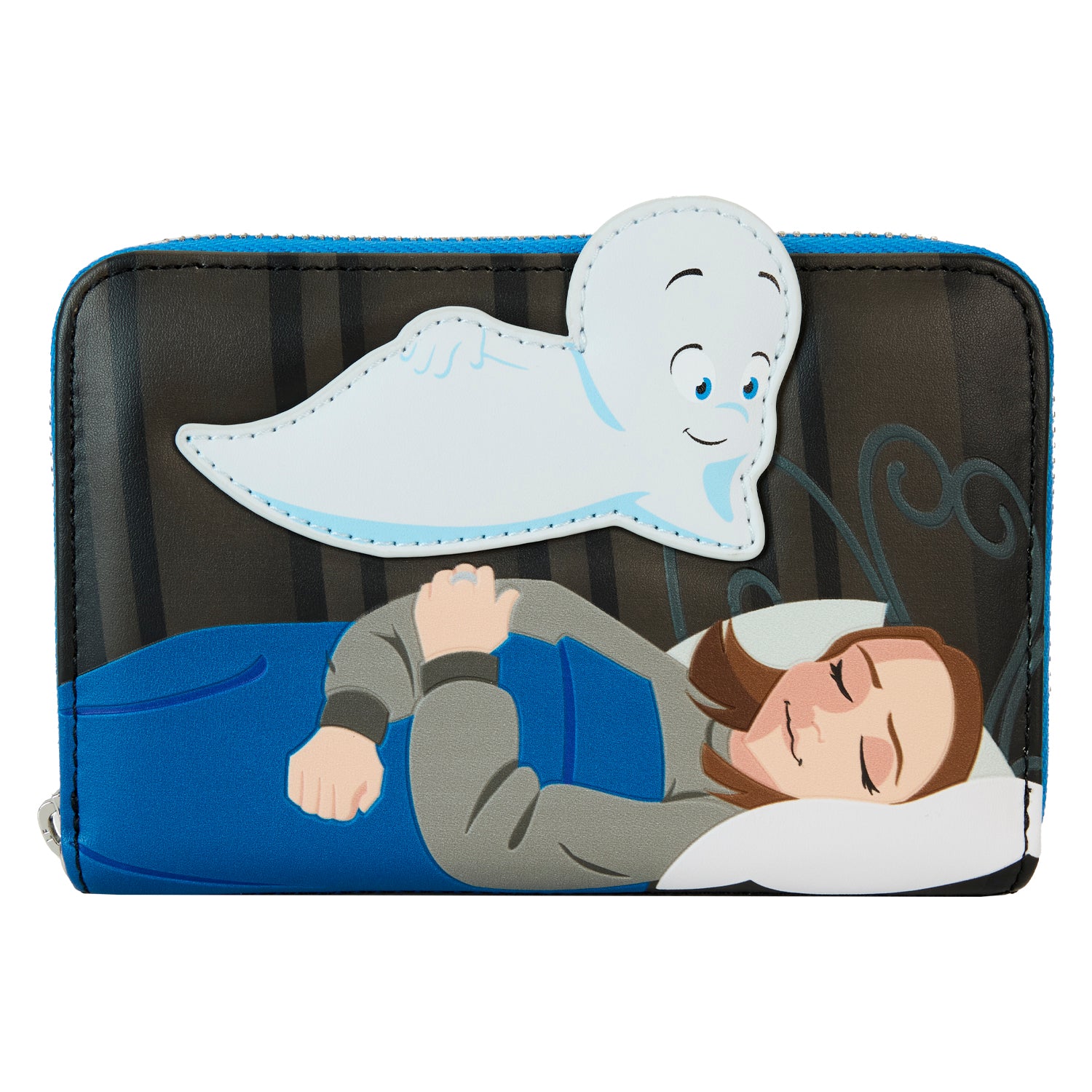 LF UNIVERSAL CASPER THE FRIENDLY GHOST HALLOWEEN ZIP AROUND WALLET