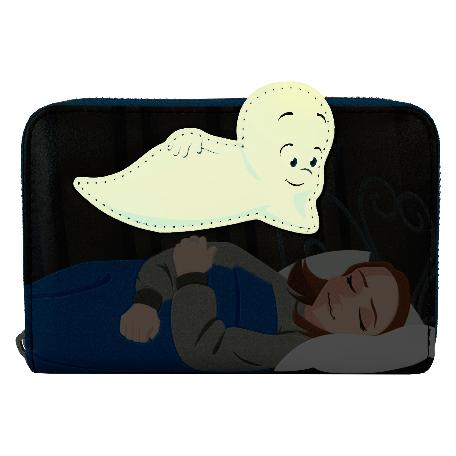 LF UNIVERSAL CASPER THE FRIENDLY GHOST HALLOWEEN ZIP AROUND WALLET