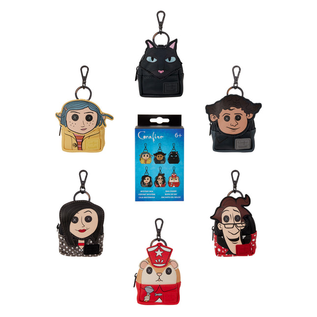 Coraline Mystery Mini Backpack Keychain Charm