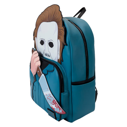 Halloween Michael Myers Cosplay Glow Full-Size Backpack