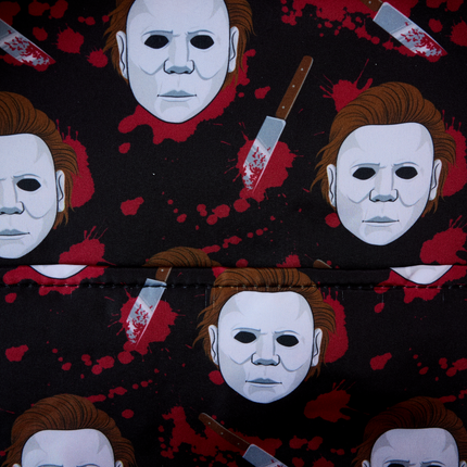 Halloween Michael Myers Cosplay Glow Full-Size Backpack