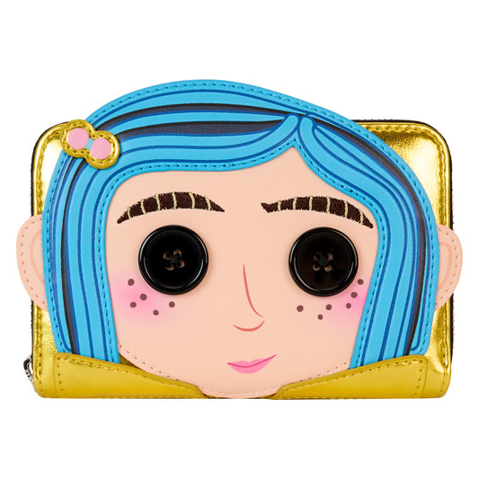 LF LAIKA CORALINE DOLL COSPLAY ZIP AROUND WALLET