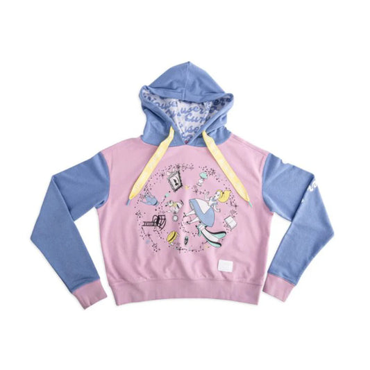 Alice Rabbit Hole Crop Hoodie Adult