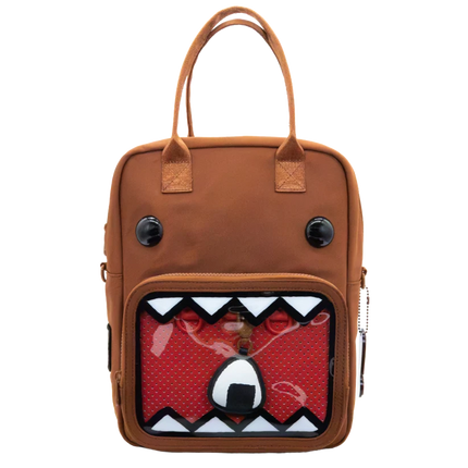 Domo Convertible ITA Square Backpack with Bag Charm