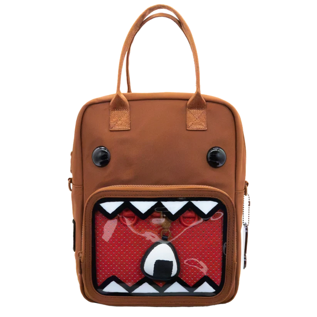 Domo Convertible ITA Square Backpack with Bag Charm