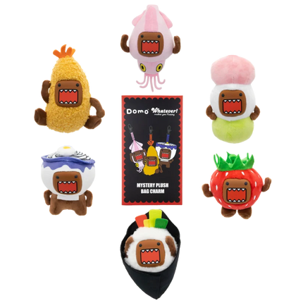 Domo Mystery Box Silicone Face Plush Bag Charms