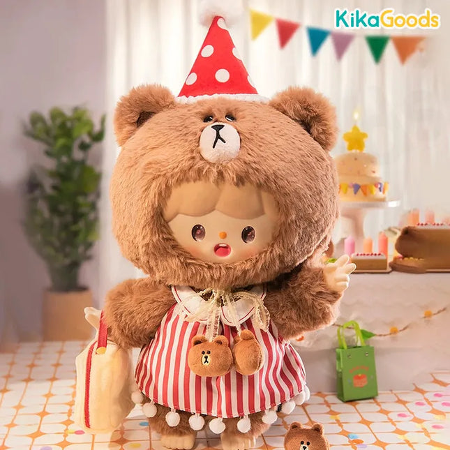 zZoton Party Brown zZoton Series Vinyl Plush Limited Figure