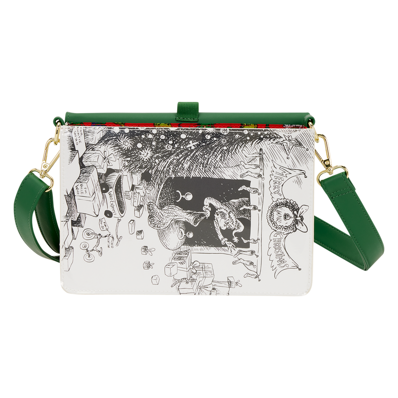 Dr. Seuss How the Grinch Stole Christmas! Holiday Color-In Crossbody Bag 2