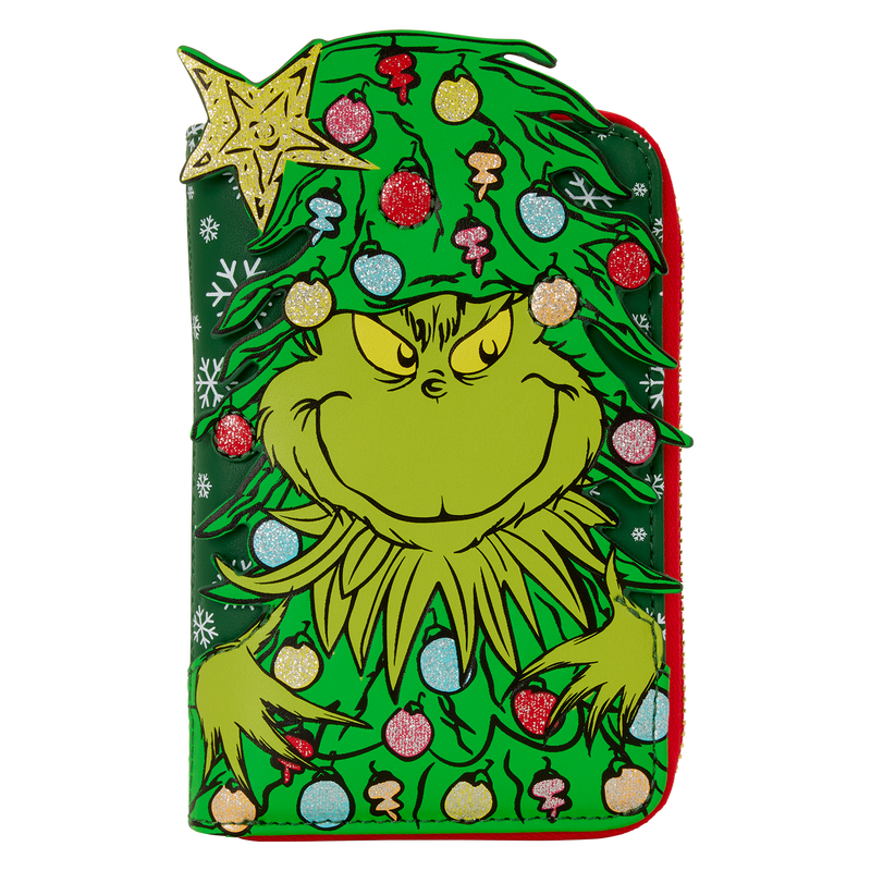 Dr. Seuss How the Grinch Stole Christmas! Tree Zip Around Wallet 1