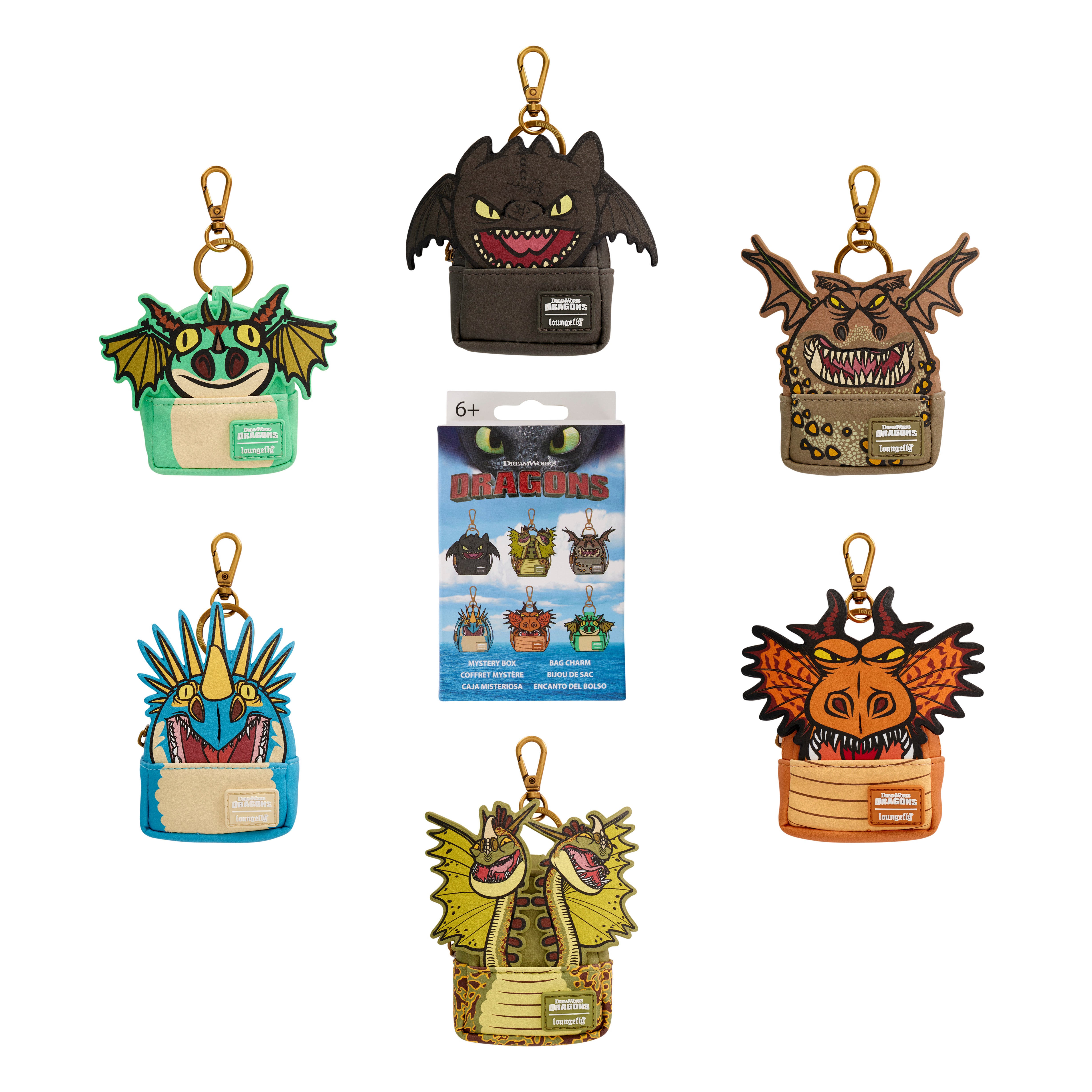 LF DREAMWORKS HOW TO TRAIN YOUR DRAGON MYSTERY MINI BACKPACK BAG CHARMS
