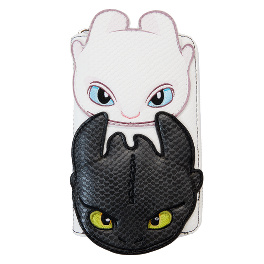 How to Train Your Dragon Light & Night Fury Zip Around Wallet