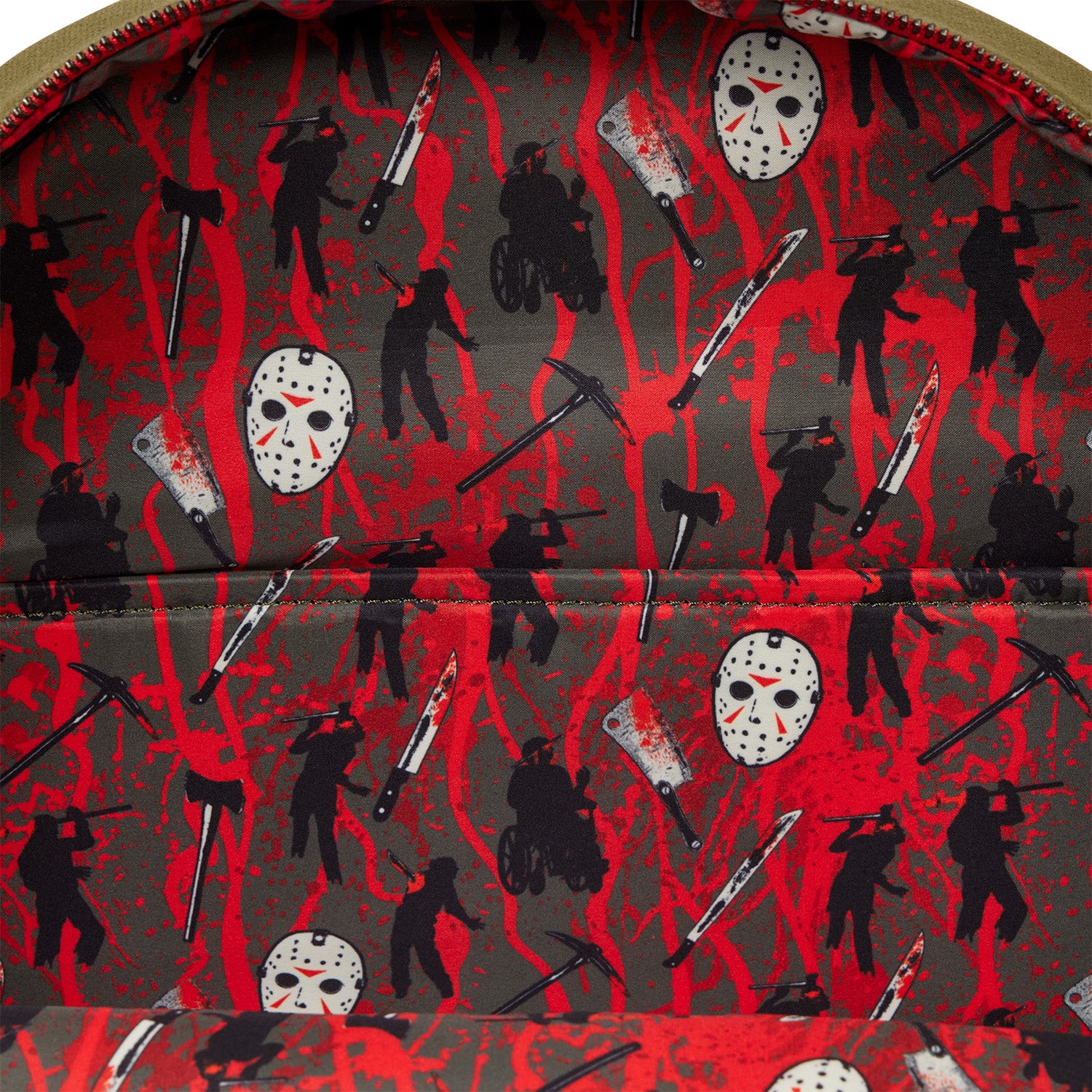 Friday the 13th Camp Crystal Lake Canvas Glow Full-Size Backpack