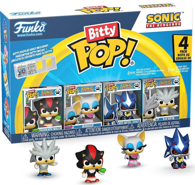 Sonic the Hedgehog Shadow Funko Bitty Pop! Mini-Figure 4-Pack